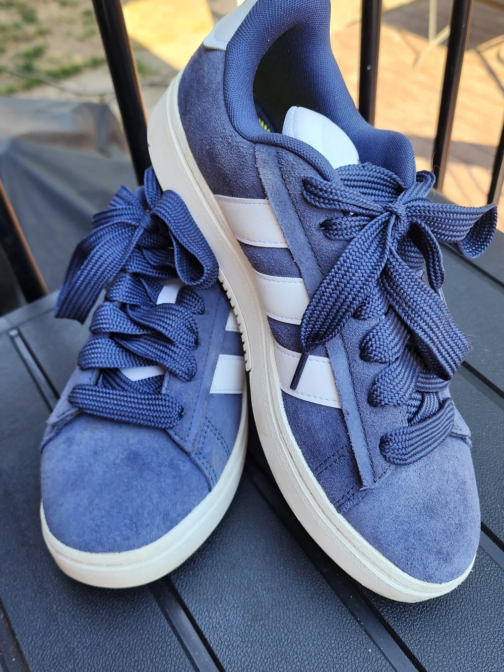 Women’s Adidas Grand Court Alpha in Navy Suede